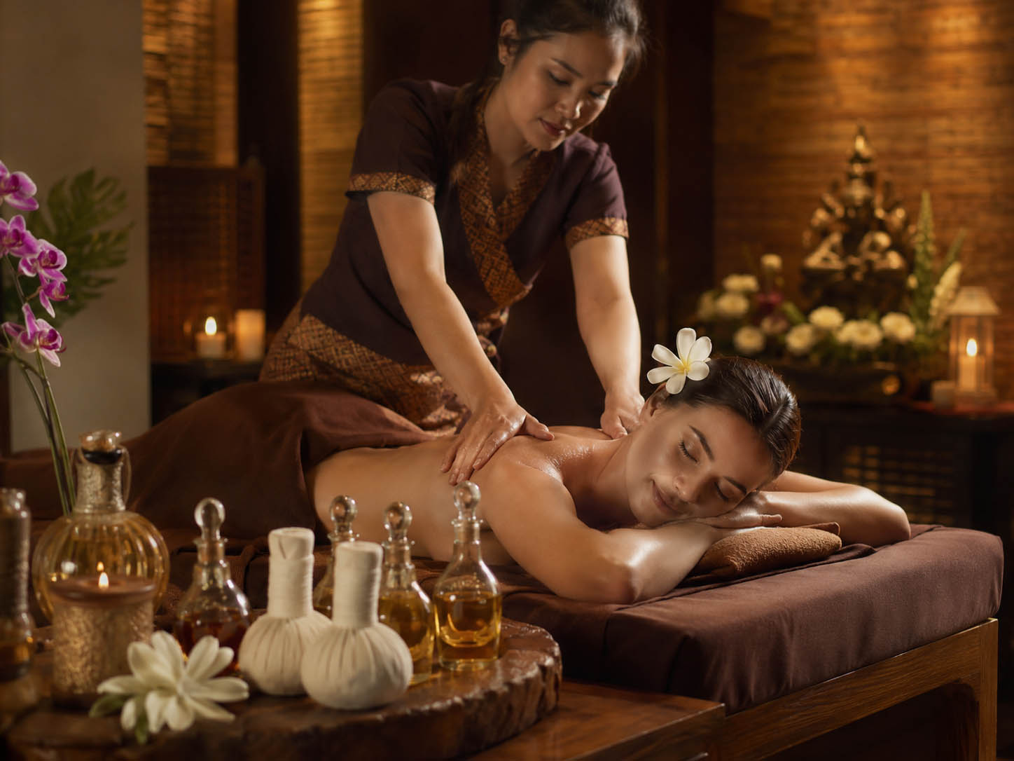 Thai Massage mit Öl